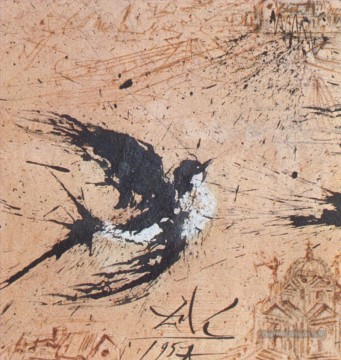 wall Painting - Swallow Salvador Dali